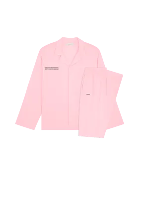 Womens 365 Lightweight Long Pyjama Set —magnolia pink