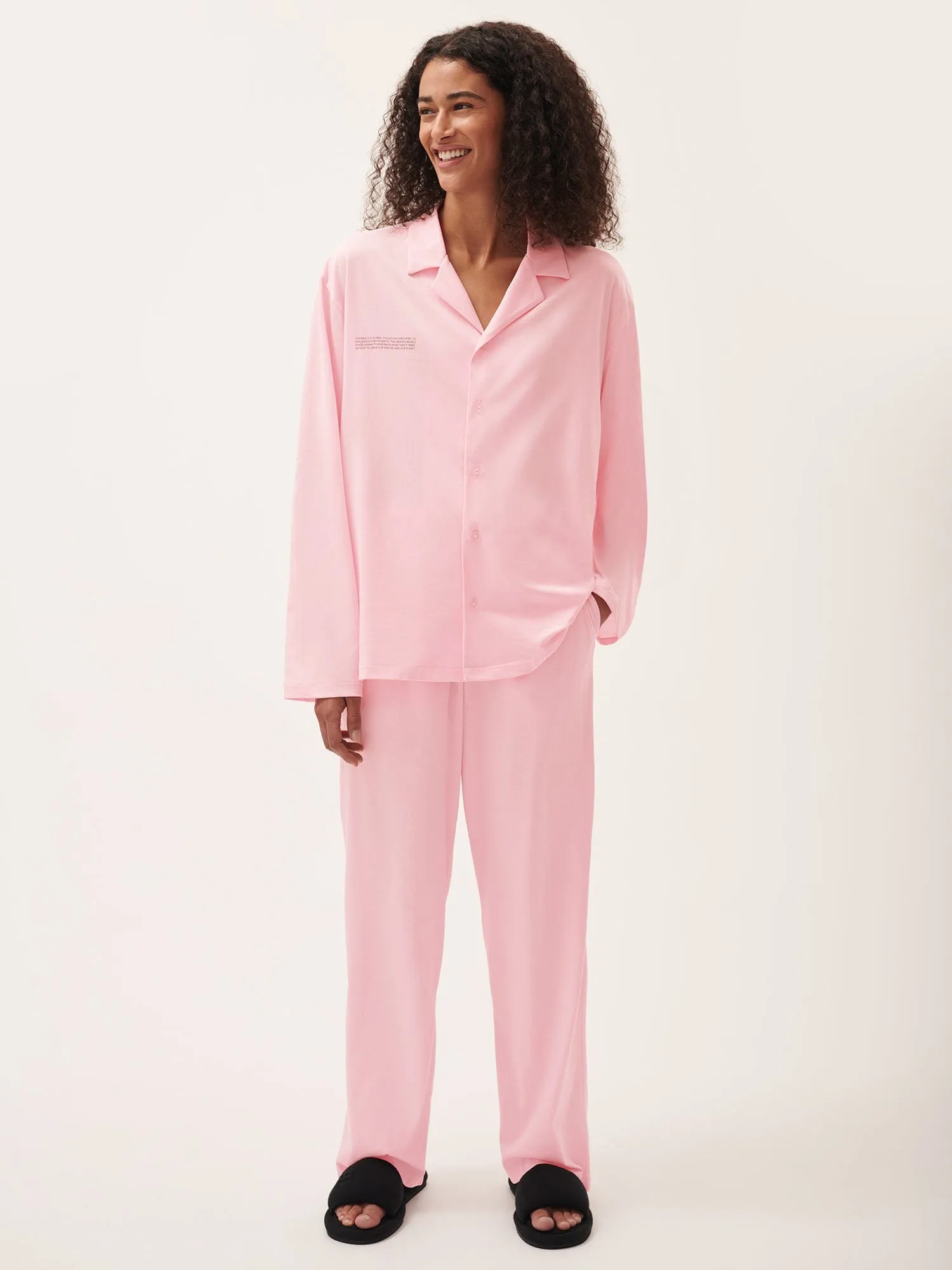 Womens 365 Lightweight Long Pyjama Set —magnolia pink
