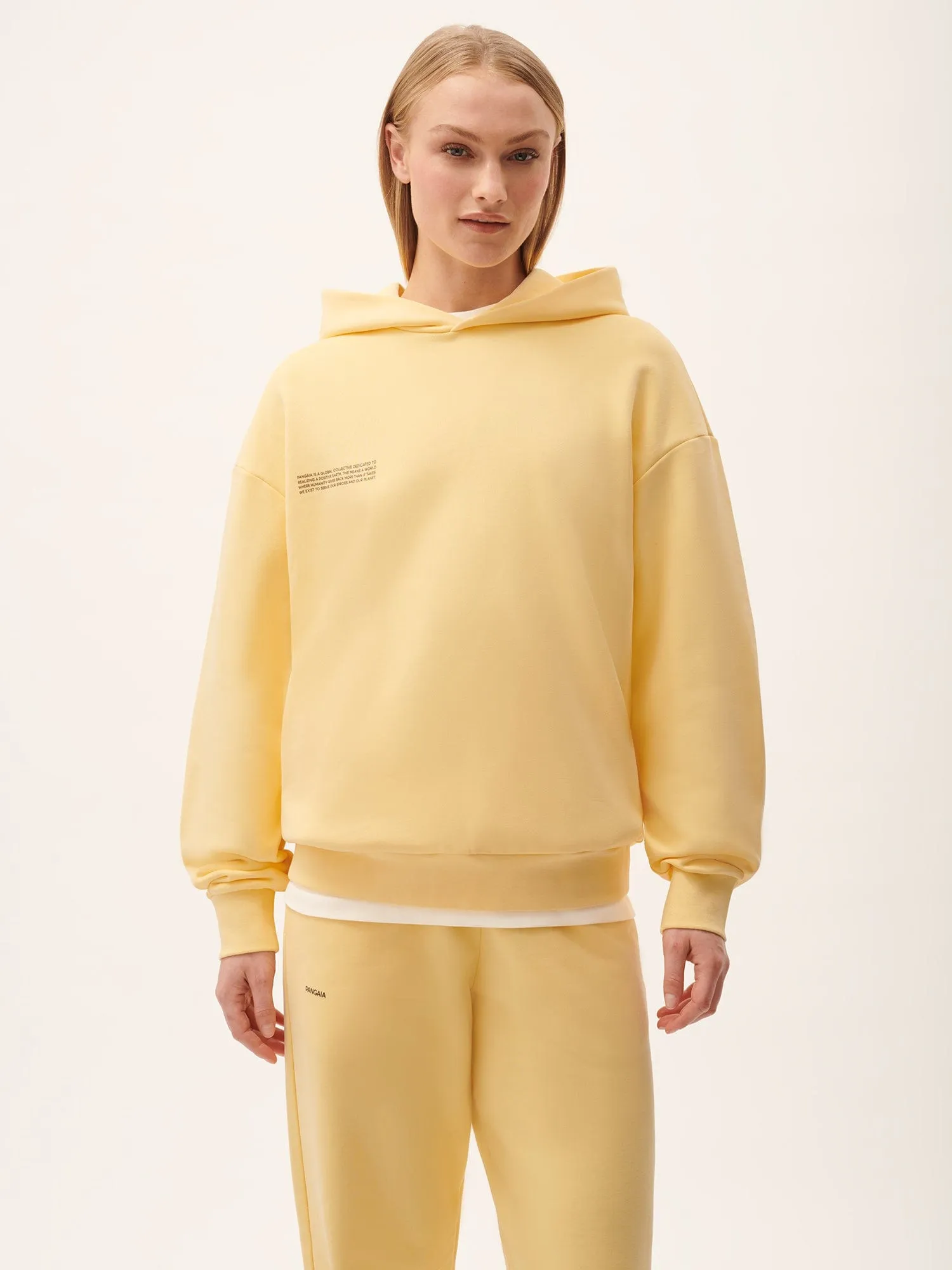 Womens 365 Midweight Hoodie—Seashell Yellow