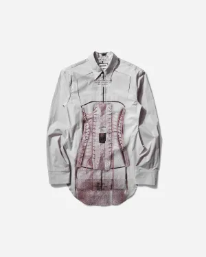 Women's Trompe-l'œil Corset Shirt Pink