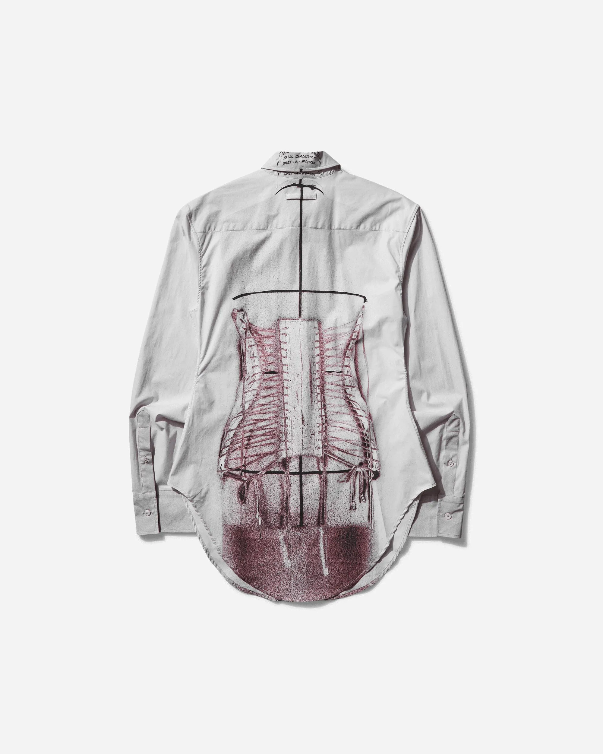 Women's Trompe-l'œil Corset Shirt Pink